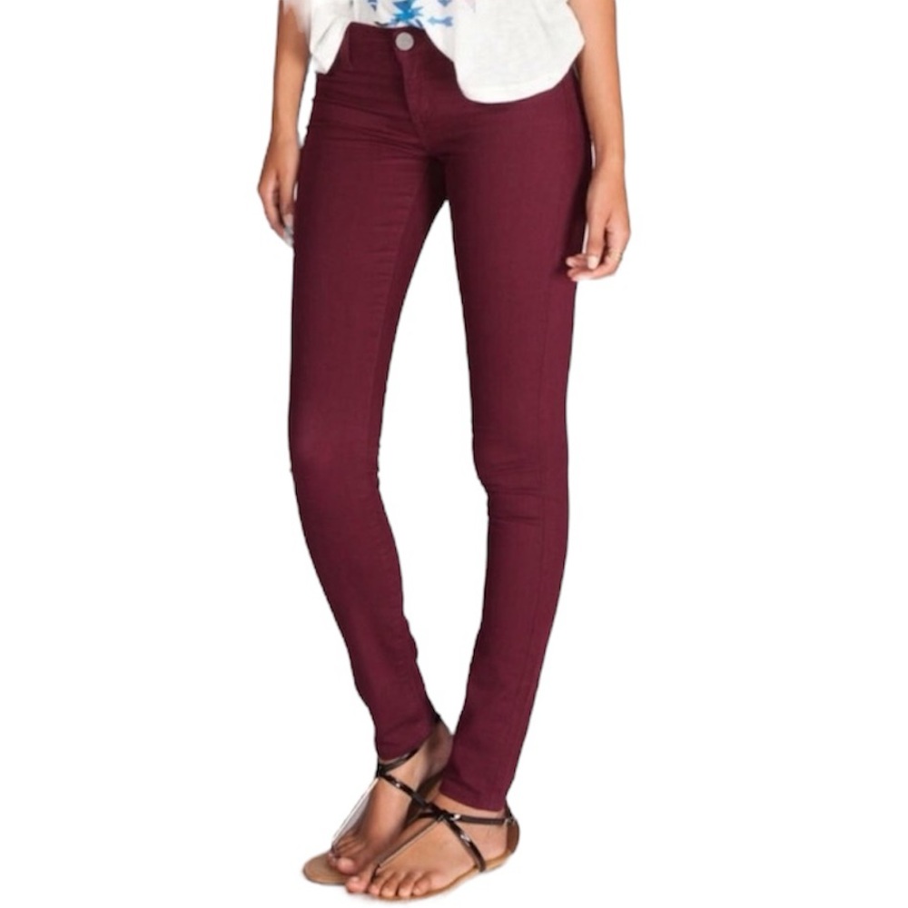 RSQ Miami Jegging Burgundy Jeans, Size 3